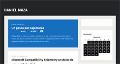 Desktop Screenshot of danielmaza.com
