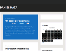 Tablet Screenshot of danielmaza.com
